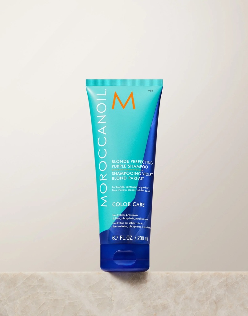 [MMB-MOR-SHA-10256] Moroccanoil Blonde Perfecting Pruble Shampoo 200 ML
