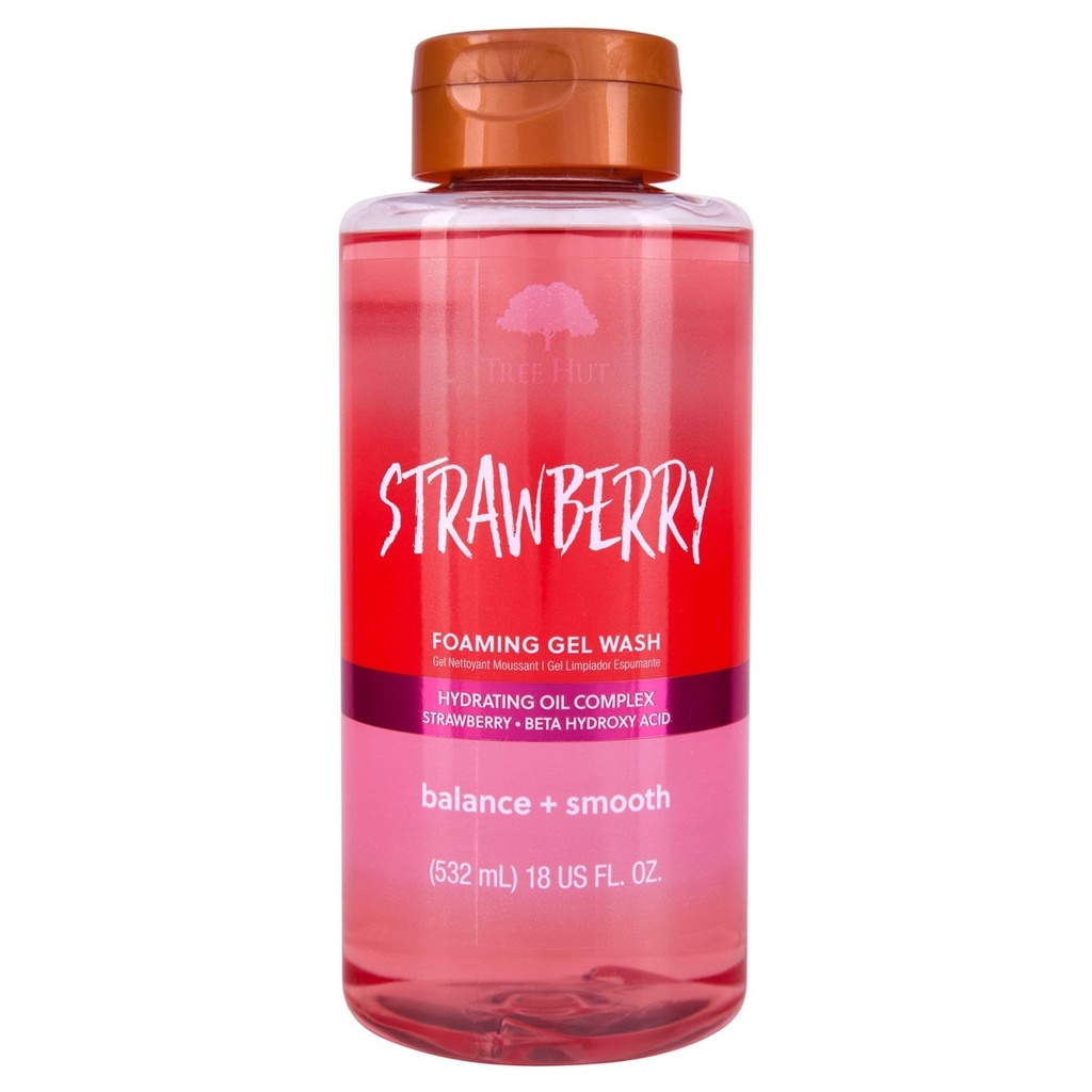 [MMB-TREH-BAN-10480] Tree Hut Gel Body Wash Straberry 18 oz